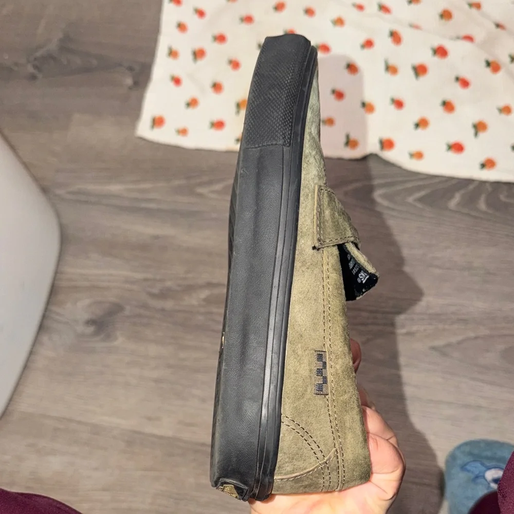 Vans Olive Suede Beatrice penny loafer Slip-Ons - Picture 8 of 14